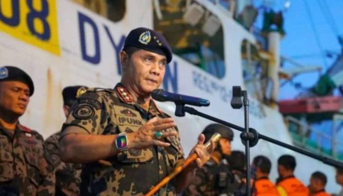 Operasi Laut KKP Sita Kapal Filipina Jumbo, Diduga Tangkap 400 Ton Baby Tuna