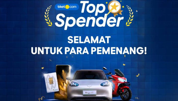 Menang Banyak! tiket.com Umumkan Pemenang Top Spender 2025