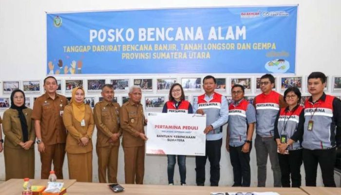 Pertagas Salurkan 8.000 Paket Bantuan Korban Banjir