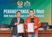 Dorong Prestasi dan Industri Olahraga, Kadin–KONI Surabaya Teken MoU