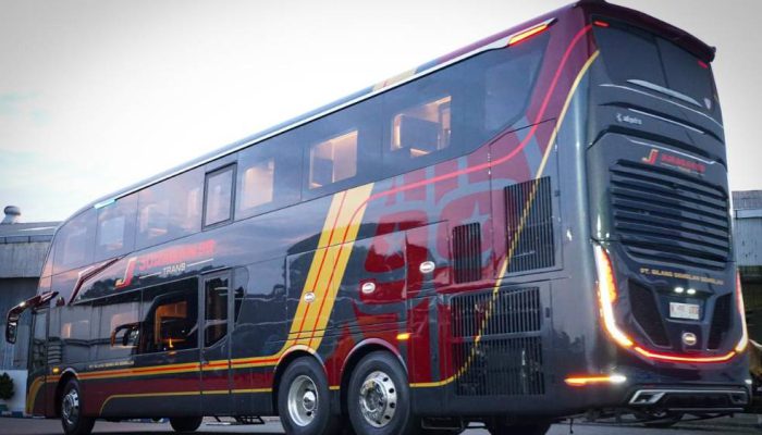 Jelang Libur Akhir Tahun, Juragan 99 Trans Tambah Dua Armada Double Decker Private Class
