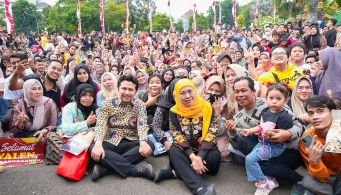 Kehadiran Valen D’Academy 7 Banjiri Antusiasme Warga di Grahadi