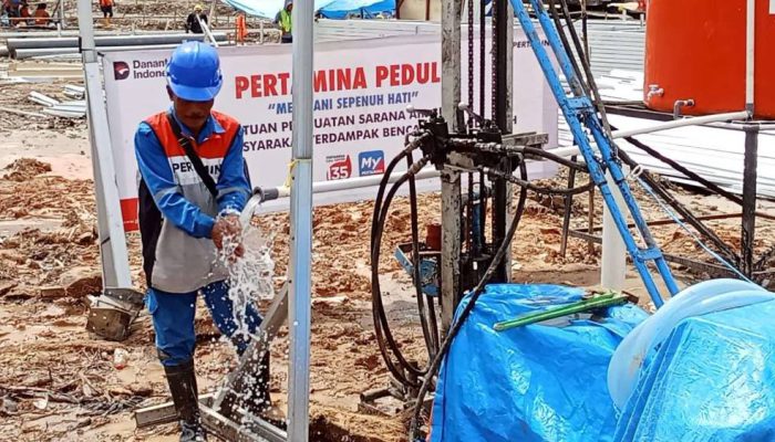 Pertamina Gandeng Elnusa Sediakan Akses Air Bersih Pascabencana