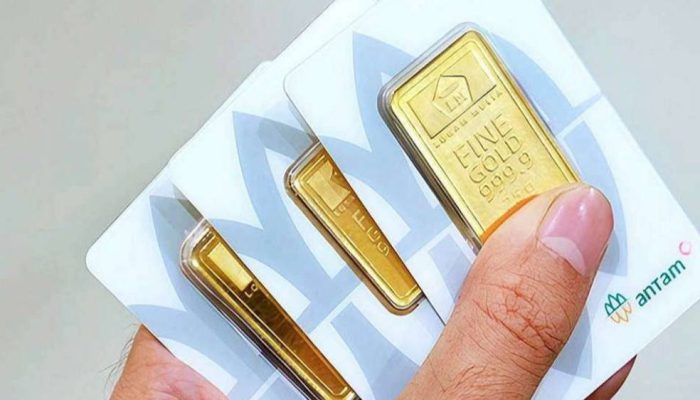 Harga Emas Antam Hari Ini Stagnan, 1 Gram Masih Rp2,83 Juta