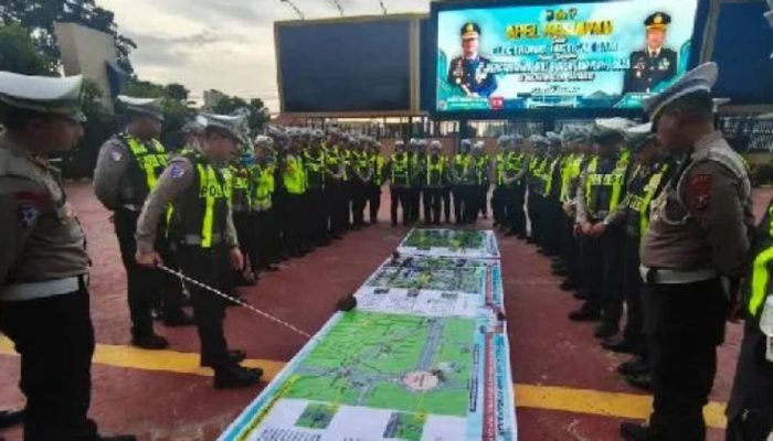 Antisipasi Massa May Day, Satlantas Polresta Sidoarjo Siapkan Rekayasa Lalu Lintas Menuju Surabaya