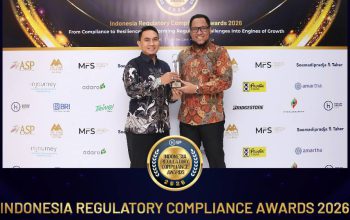 Budaya Kepatuhan Hukum Antar TPS Raih Gold Indonesia Regulatory Compliance Awards 2026