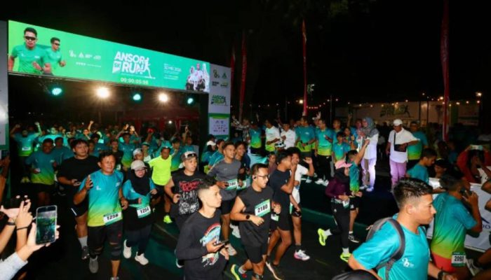 Harlah ke-92: 700 Peserta Meriahkan Ansor Night Fun Run 5K, Napak Tilas Sejarah Kyai Saleh Lateng