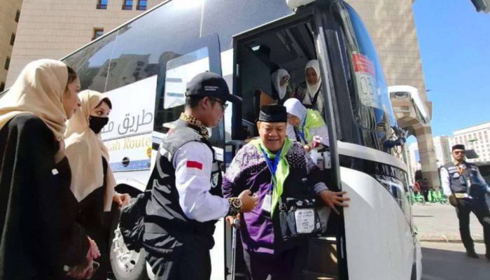 Makkah Lepas 5.499 Jemaah Haji Indonesia Gelombang Kedua ke Madinah