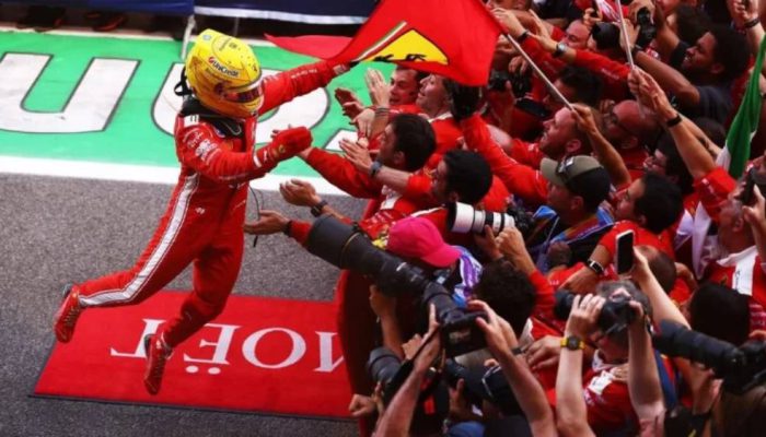 Tunggu 31 Balapan, Hamilton Akhirnya Raih Kemenangan Perdana Bersama Ferrari di GP Barcelona.
