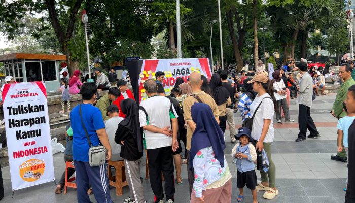 Jaga Indonesia: Warga Surabaya Ajak Masyarakat Sebarkan Harapan, Bukan Ketakutan