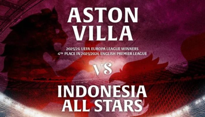 Tiket Aston Villa vs Indonesia All Stars Resmi Dijual, Harga Mulai Rp350 Ribu