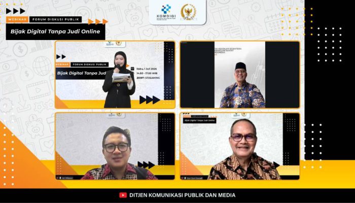 Komdigi Bersama DPR RI Ajak Masyarakat Waspadai Modus Judi Online Berbasis AI
