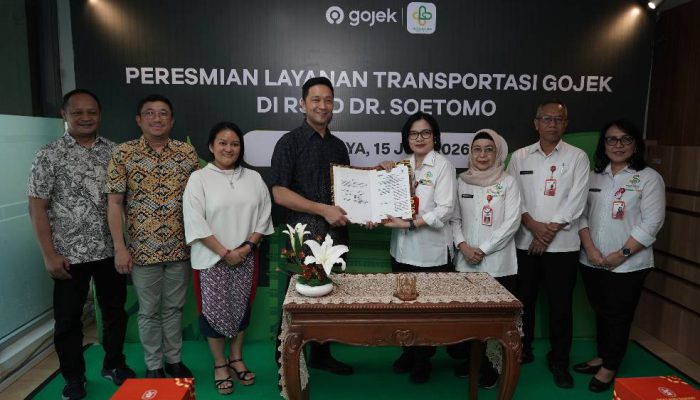 Kolaborasi Gojek dan RSUD Dr. Soetomo Permudah Akses Transportasi Pasien Melalui GoCar