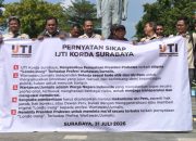 IJTI Surabaya Gelar Aksi Damai, Desak Prabowo Minta Maaf kepada Wartawan Indonesia