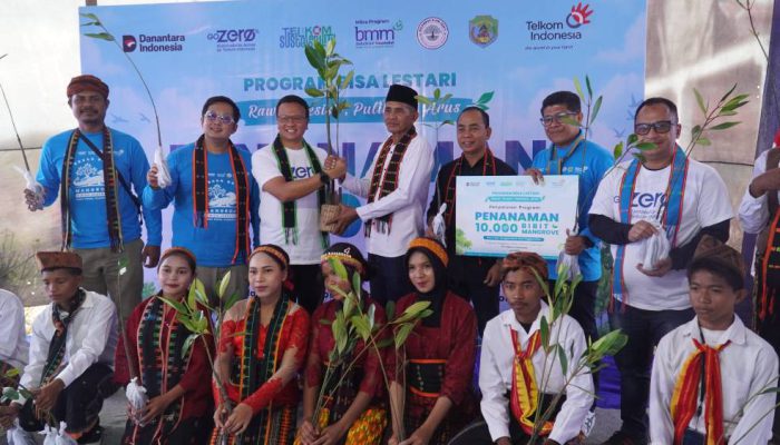 TelkomGroup Tanam 20 Ribu Mangrove, Dorong Pesisir Berkelanjutan
