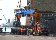Perkuat Layanan TPK Nilam, PT Terminal Teluk Lamong Datangkan E-RTG Berbasis Listrik