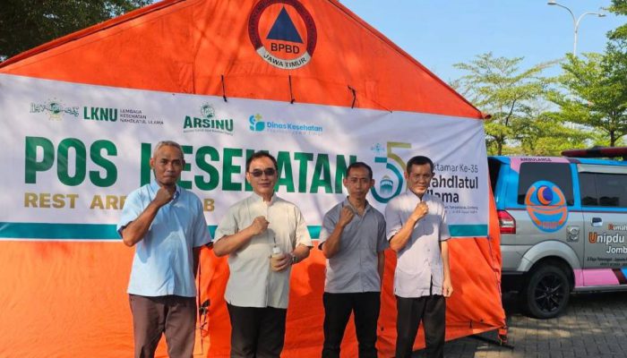 Menjelang Muktamar ke-35 NU, Puluhan Posko Kesehatan 24 Jam Disiagakan Sambut Muktamirin di Jombang