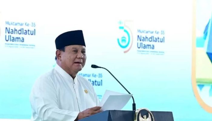 Buka Muktamar ke-35 NU di Jombang, Presiden Prabowo Cetuskan Semboyan ‘Jas Ijo’: Jangan Sekali-kali Melupakan Jasa Ulama