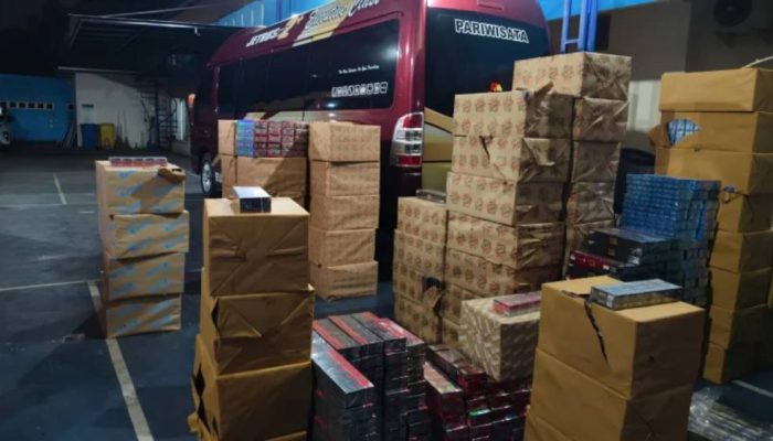 Tiga Kendaraan Angkut 1,49 Juta Batang Rokok Ilegal, Negara Selamatkan Rp1,11 Miliar