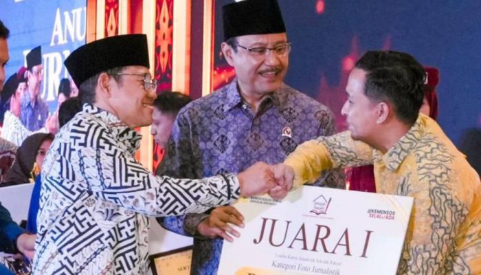 Anugerah Jurnalistik Sekolah Rakyat 2026, Muhaimin Tekankan Peran Pendidikan Atasi Kemiskinan